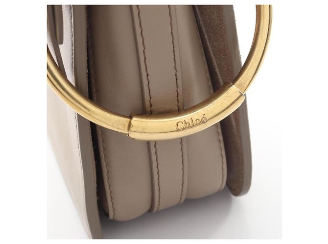Chloé ROY 2-Way Schultertasche/Handtasche Beige - Ansicht 7