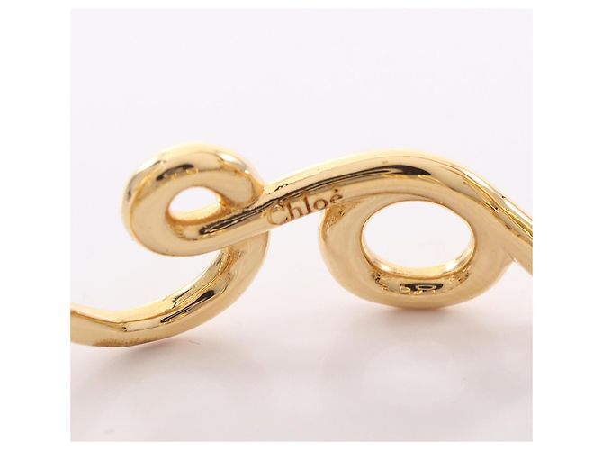 Set de 2 brazaletes Chloé Iconic chapados en oro Dorado - vista 4