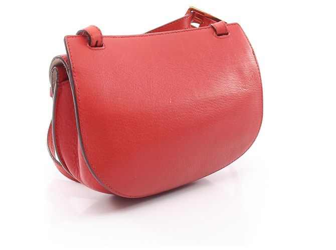 Borsa a tracolla Chloé Georgia Rosso - vista 2