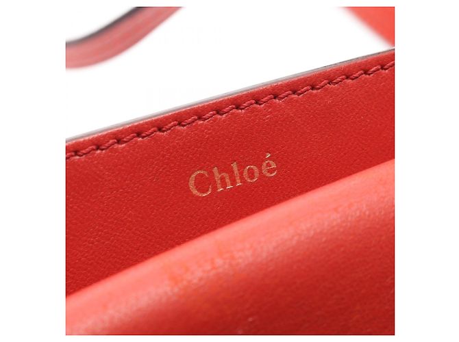 Borsa a tracolla Chloé Georgia Rosso - vista 4