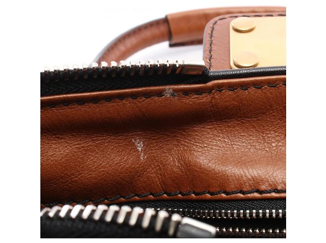 Bolso Chloé Paddington Castaño Negro Beige - vista 5