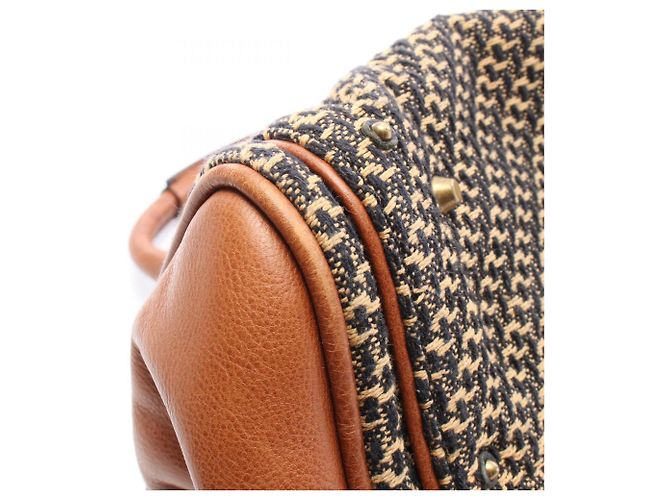 Bolso Chloé Paddington Castaño Negro Beige - vista 7
