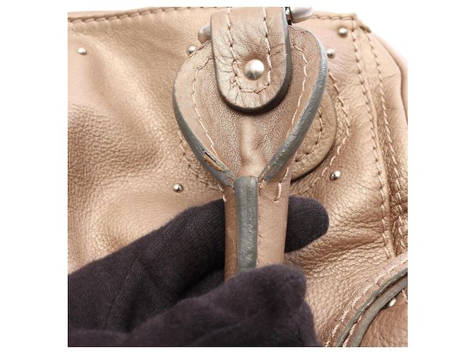 Bolso Chloé Paddington Dorado - vista 9