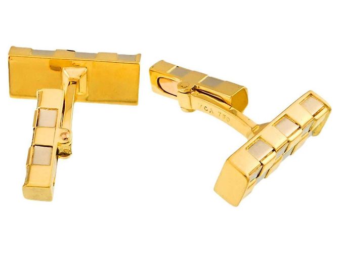 Abotoaduras Van Cleef & Arpels em ouro 18K - vista 3