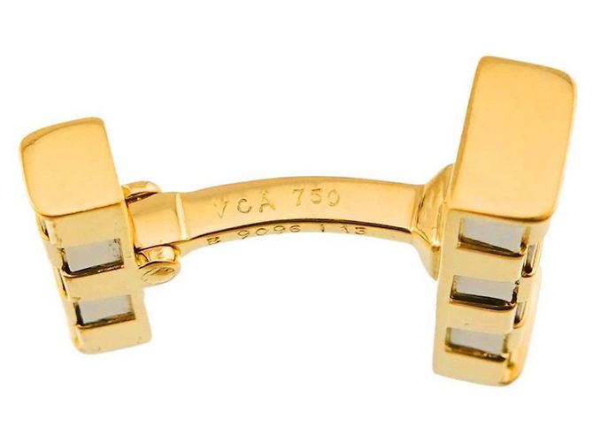 Abotoaduras Van Cleef & Arpels em ouro 18K - vista 7