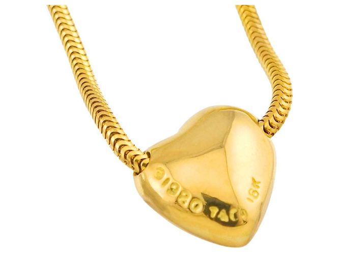 Autre Marque Collana Cuore in Oro Giallo 18K Tiffany & Co. - vista 3