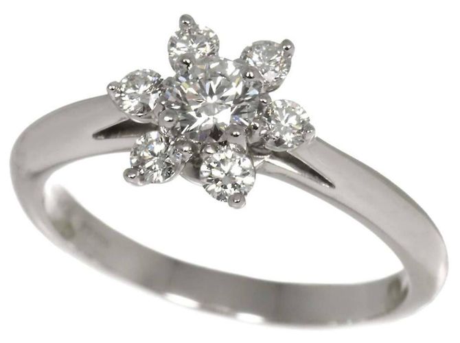 Autre Marque Bague Buttercup en platine Tiffany & Co. - vue 4