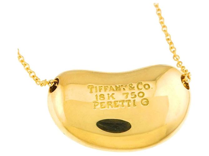 Autre Marque Collana Bean di Tiffany & Co. in oro giallo 18K - vista 4