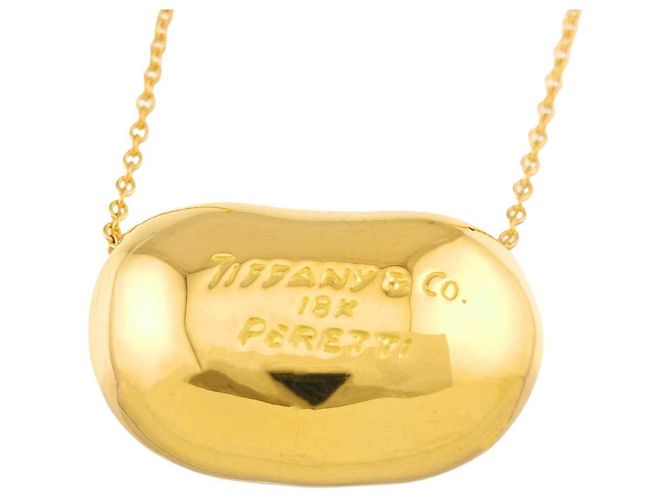 Autre Marque Collana Bean di Tiffany & Co. in oro giallo 18K - vista 4