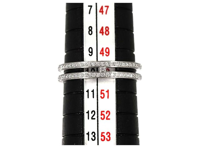 Ring Hermès Anel Alianne PM Hermes Ouro Branco - vista 6