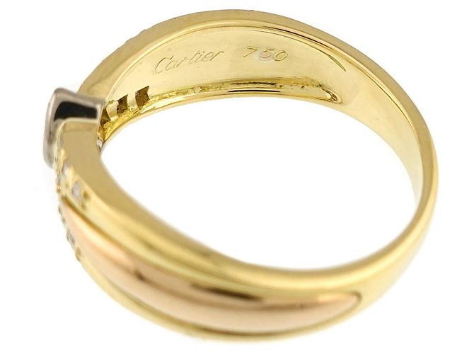 Cartier Ring aus dreifarbigem Gold - Ansicht 3
