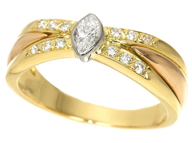 Cartier Ring aus dreifarbigem Gold - Ansicht 5