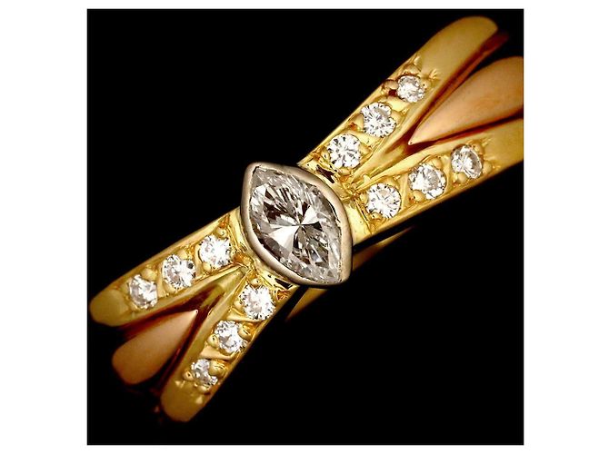 Cartier Ring aus dreifarbigem Gold - Ansicht 6