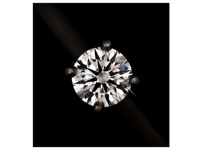 Cartier Solitär-Diamantring aus Platin - Ansicht 6