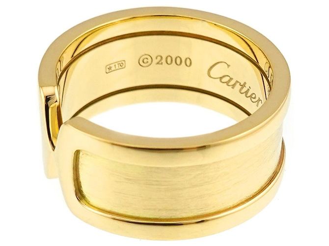 Anello Cartier C2 #59 in oro giallo 18K - vista 4
