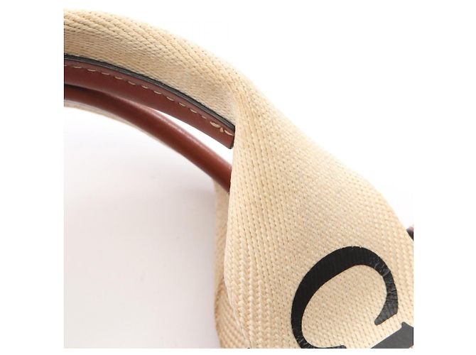 Sac à main Chloé Woody Small Marron Beige - vue 9