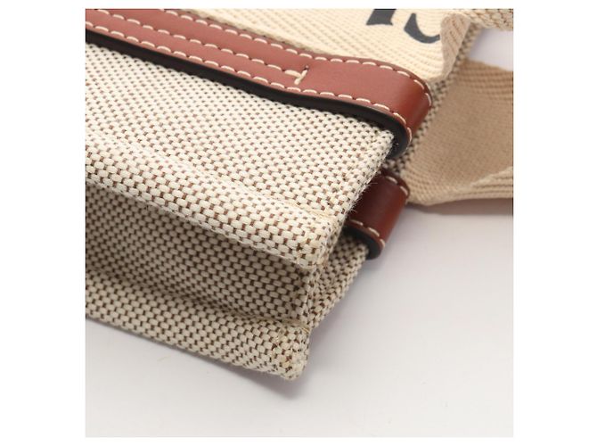 Chloé Chloe Woody Small Handtasche Braun Beige - Ansicht 7