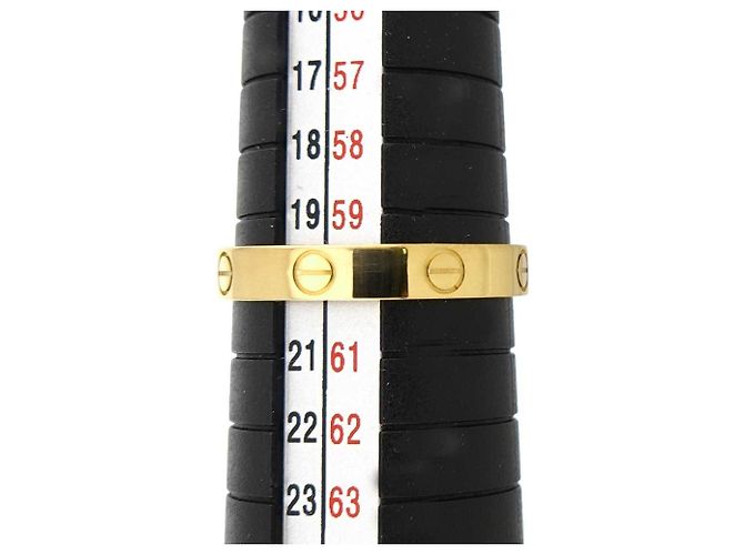 Anello Mini Love Cartier in oro giallo 18K - vista 5