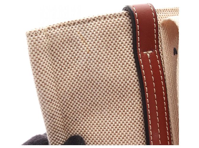 Saco Tote Chloé Woody Medium Marrom Bege - vista 10