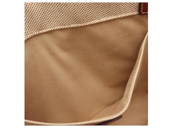 Saco Tote Chloé Woody Medium Marrom Bege - vista 5