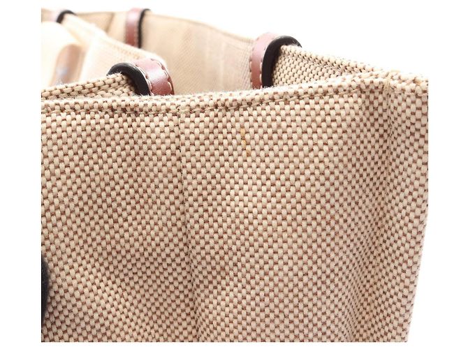 Saco Tote Chloé Woody Medium Marrom Bege - vista 9