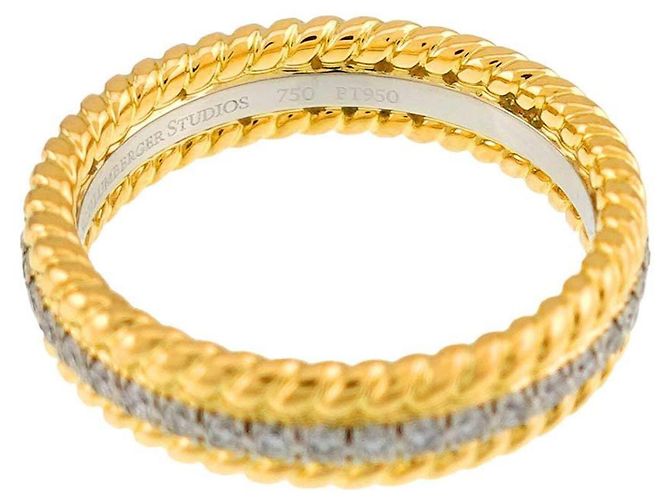 Autre Marque Anello Jean Schlumberger Rope a 2 giri Tiffany & Co. - vista 4