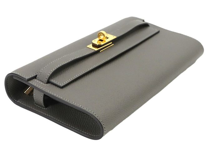 Hermès Portafoglio a tracolla Hermes Kelly To Go Marrone - vista 4