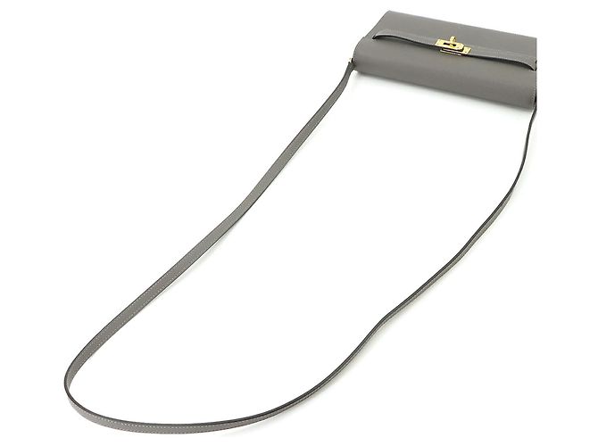 Hermès Portafoglio a tracolla Hermes Kelly To Go Marrone - vista 5