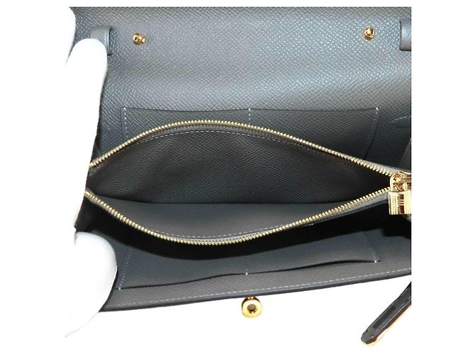 Hermès Portafoglio a tracolla Hermes Kelly To Go Marrone - vista 7