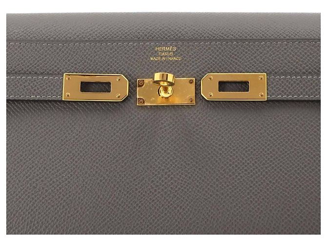 Hermès Portafoglio a tracolla Hermes Kelly To Go Marrone - vista 8