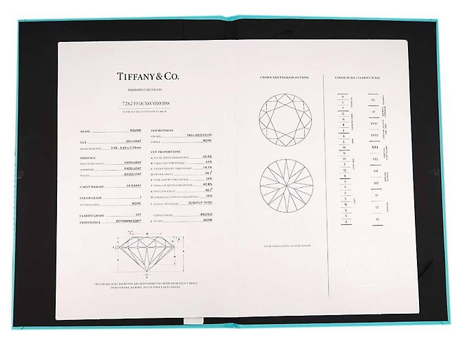 Autre Marque Anello Tiffany & Co. True Band Diamanti - vista 9