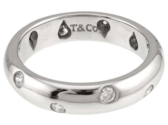 Autre Marque Tiffany & Co. Platinum Dots Diamantbandring - Ansicht 3
