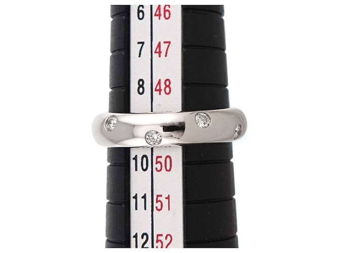 Autre Marque Tiffany & Co. Platinum Dots Diamantbandring - Ansicht 6