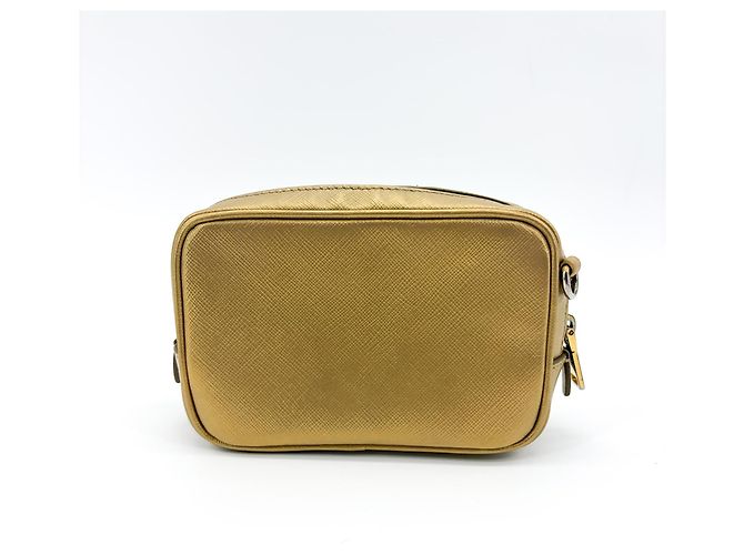 Prada Camera Saffiano Leather Small Golden - Ansicht 2