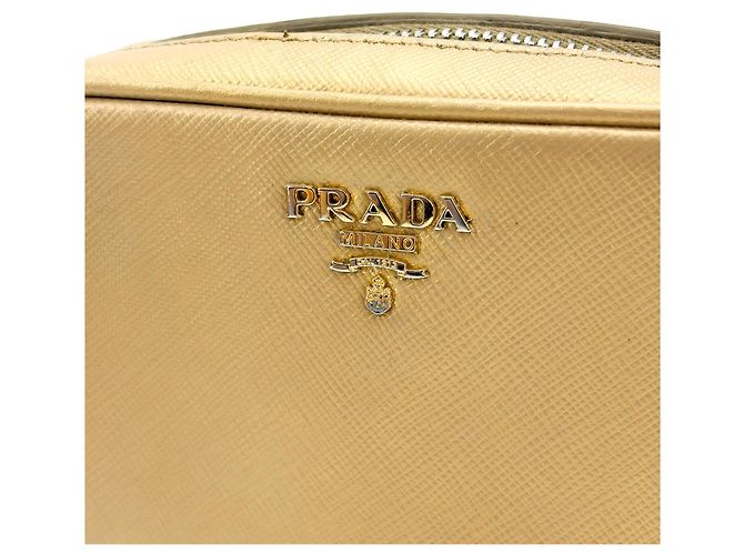 Prada Camera Saffiano Leather Small Golden - Ansicht 6