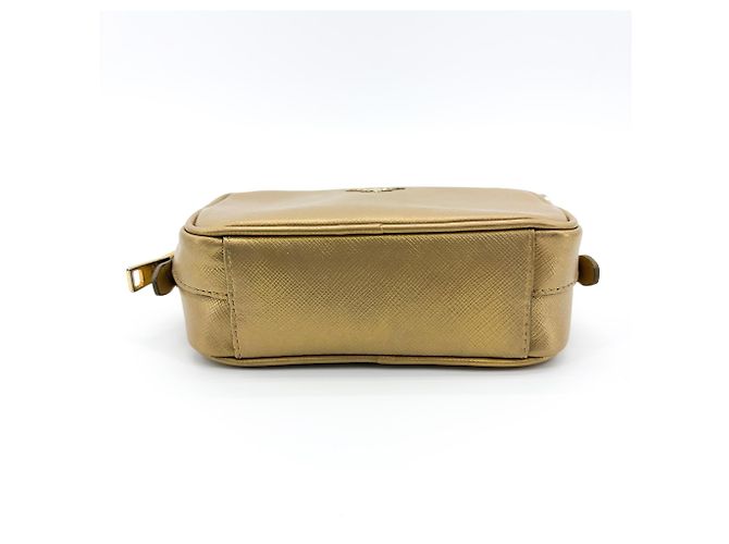 Prada Camera Saffiano Leather Small Golden - Ansicht 7