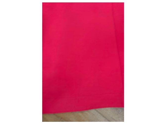 Vestido sin mangas rojo Christian Dior bordado abeja - vista 7