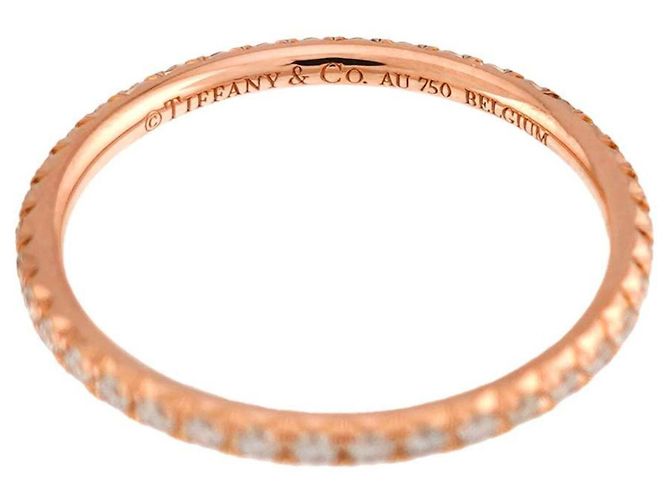 Autre Marque Anello Metro Tiffany & Co. in oro rosa 18K - vista 3