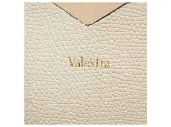 mala de mão 2-Way Valextra Serie Esse Medium Branco - vista 4