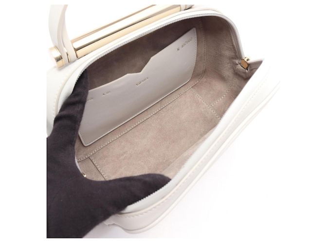 Borsa a tracolla 2-Way Flute Mini Valextra Marrone - vista 3