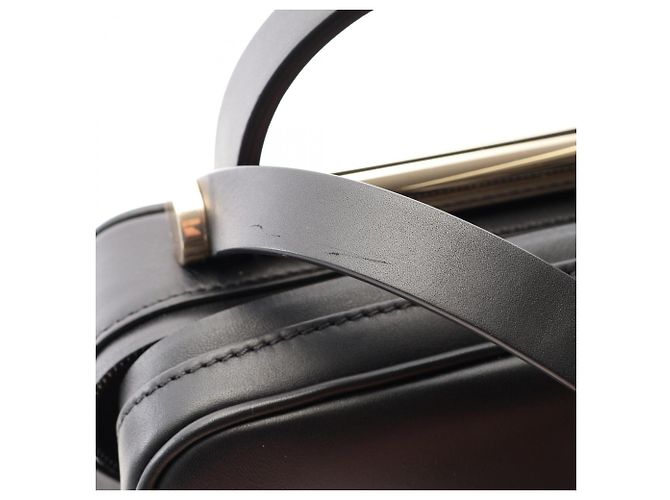 Valextra Flute Mini 2-Way Schultertasche Schwarz - Ansicht 13