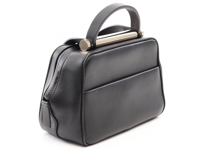 Valextra Flute Mini 2-Way Schultertasche Schwarz - Ansicht 2