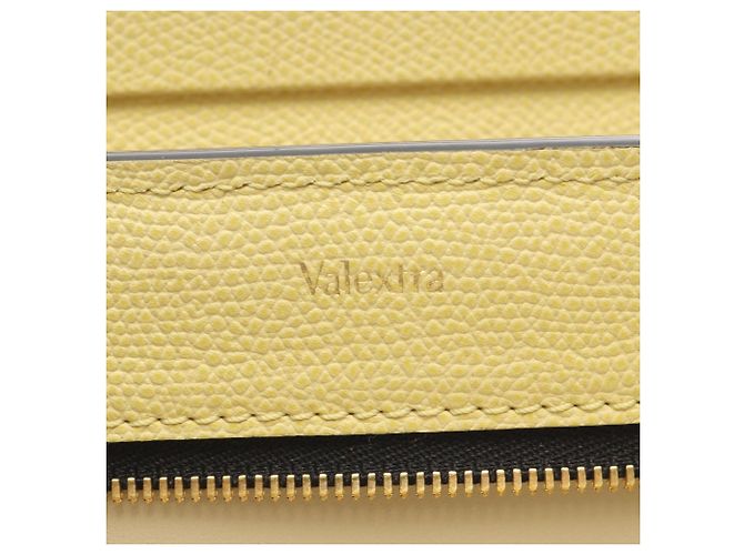 Borsa a tracolla 2-Way in pelle gialla Valextra Giallo - vista 4