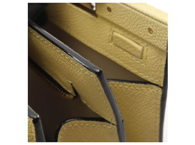 Borsa a tracolla 2-Way in pelle gialla Valextra Giallo - vista 6