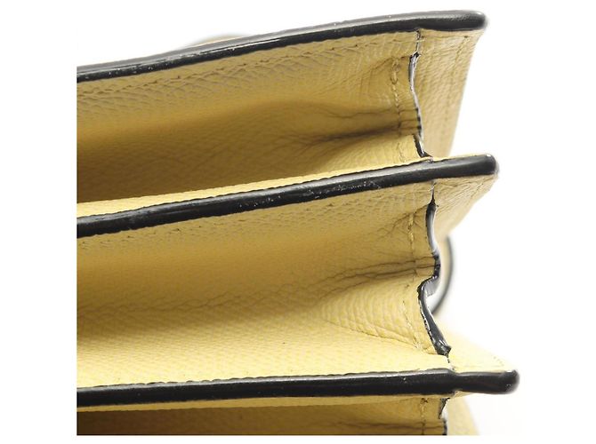 Borsa a tracolla 2-Way in pelle gialla Valextra Giallo - vista 7