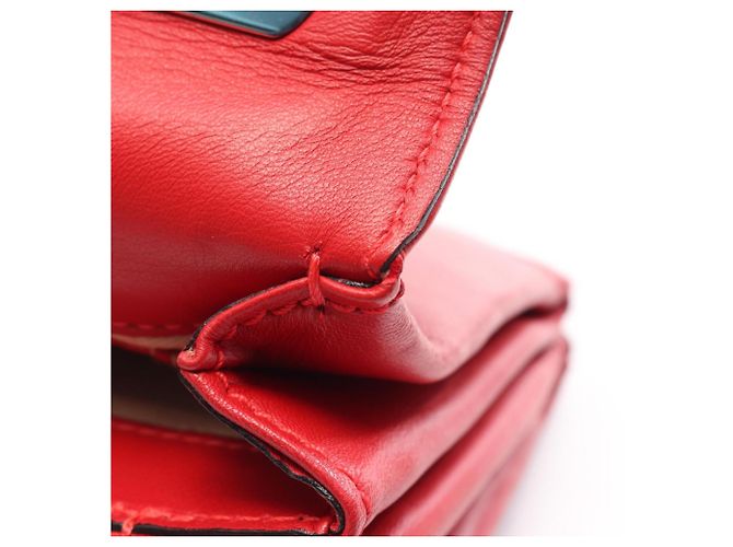 Valentino Rockstud Schultertasche Rot - Ansicht 9
