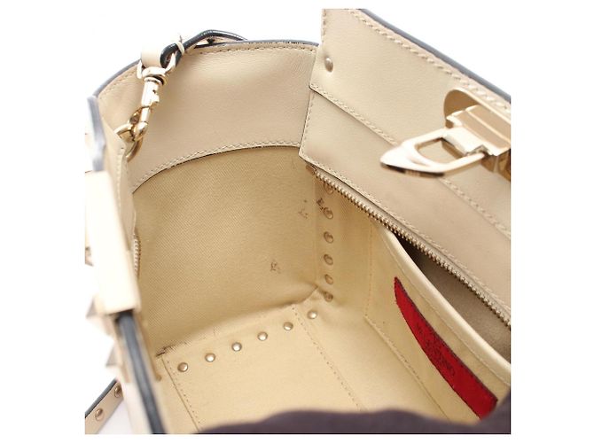 Borsa 2-Way Valentino Rockstud Crudo - vista 14