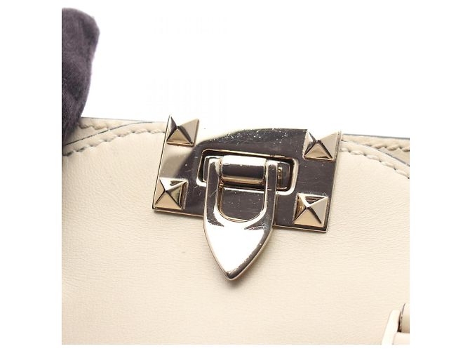 Borsa 2-Way Valentino Rockstud Crudo - vista 15