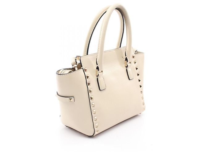 Borsa 2-Way Valentino Rockstud Crudo - vista 2