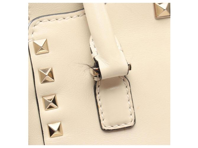 Borsa 2-Way Valentino Rockstud Crudo - vista 7